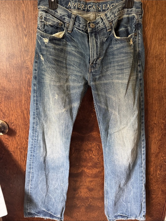 American Eagle Outfitters Other - American Eagle Outfitters Men's Faded Light Blue Straight Jeans 30x32